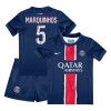 Maglia ufficiale Paris Saint Germain Marquinhos 5 Casa 2024-25 per Bambino